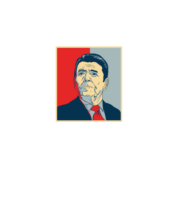 Reagan Hope minta fekete pólón