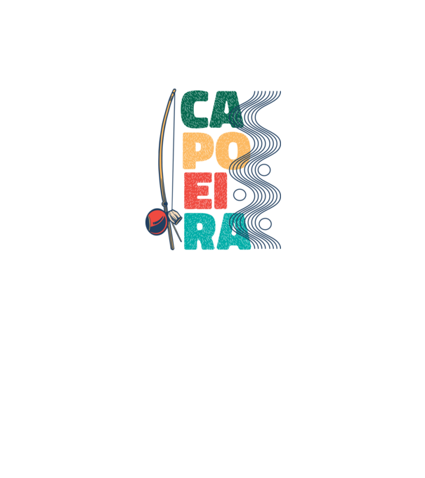 Capoeira minta fehér pólón