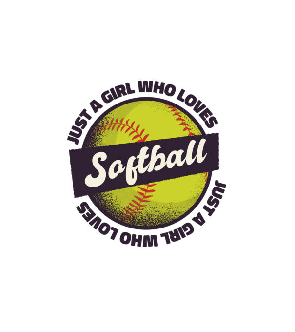 Softball minta fehér pólón