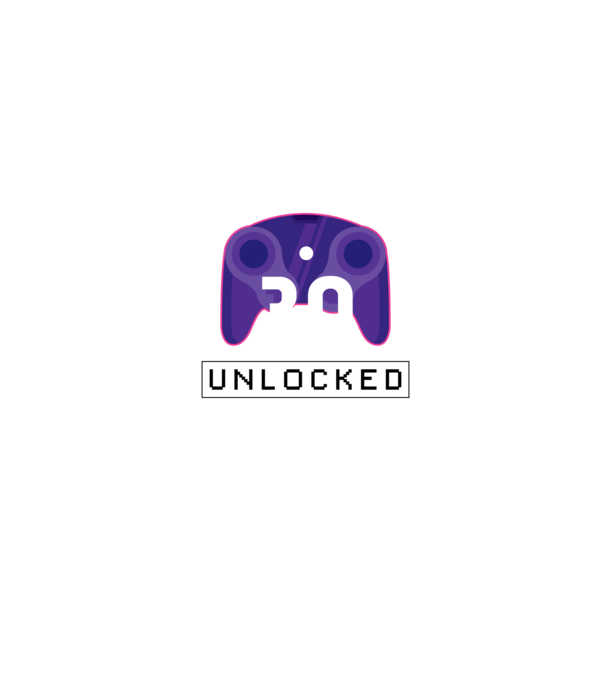 Level 30 Unlocked Gamer Születésnap minta farmerkék pólón
