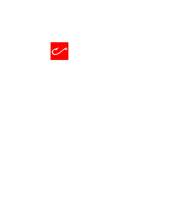 Horgásznikell logo minta fekete pólón