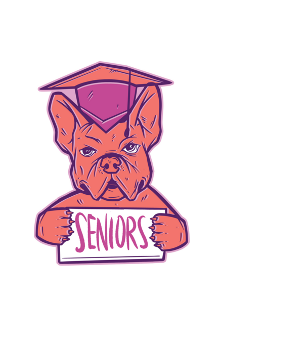 Bulldog minta világoskék pólón