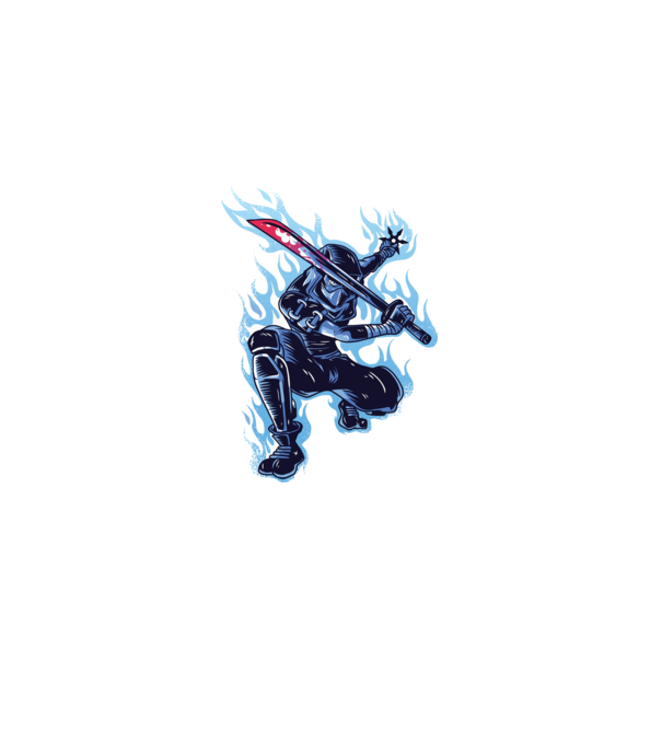 Ninja Sub Zero minta fekete pólón
