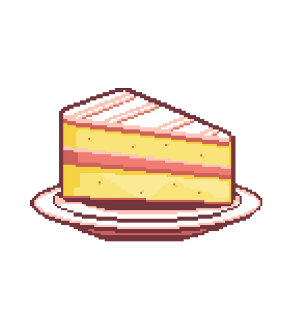 Pixel torta minta fehér pólón