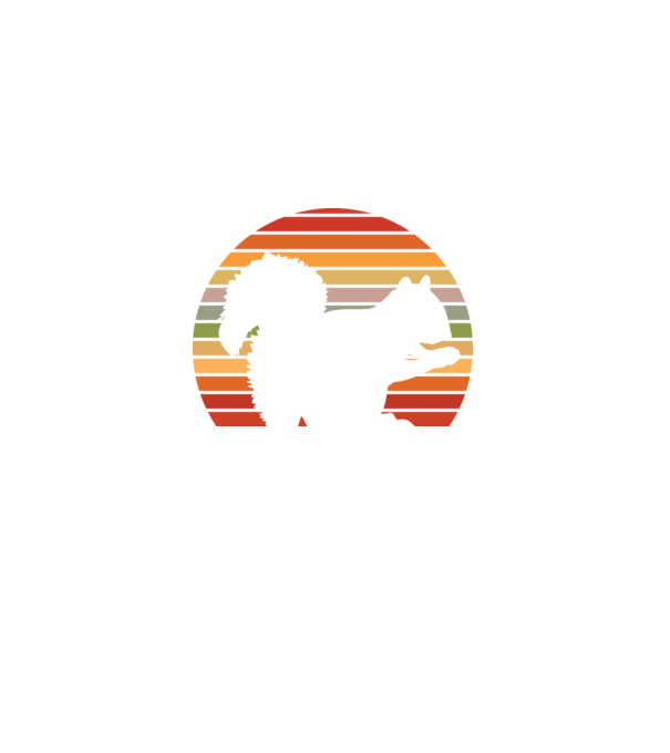 Retro Mókus minta fekete pólón