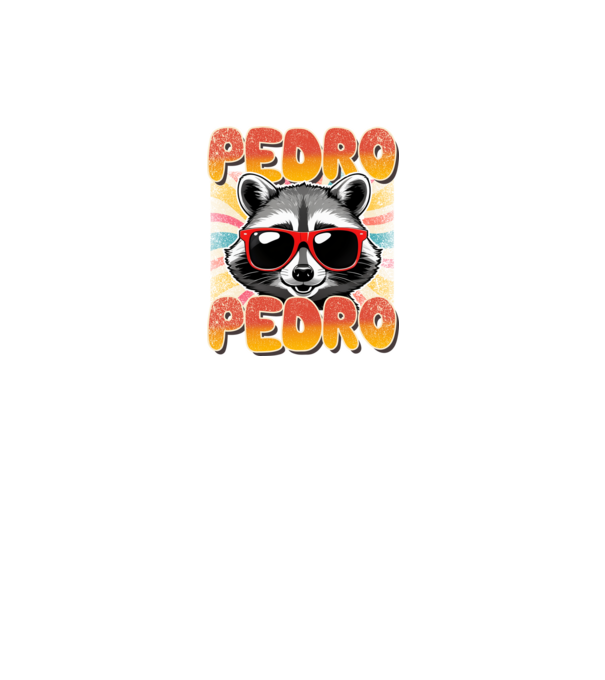 Pedro Pedro Groovy Retro minta fekete pólón