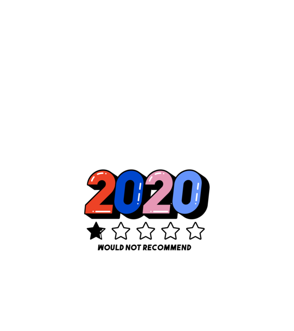 Anti 2020 would not recommend minta királykék pólón
