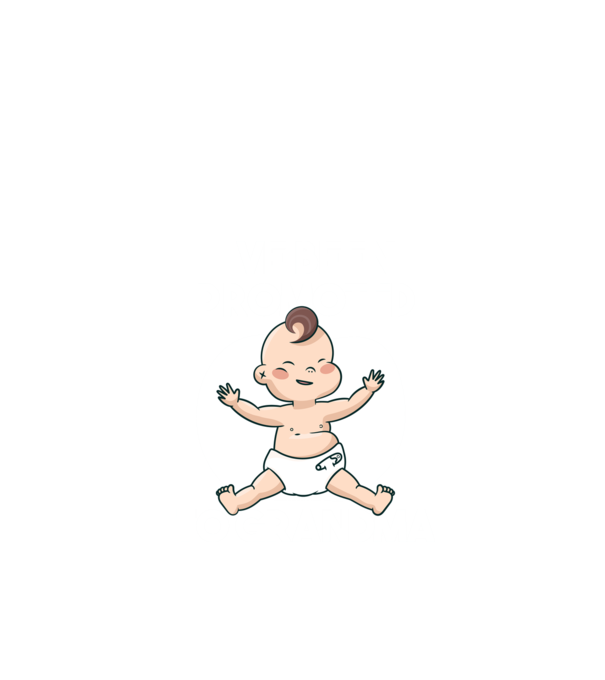 Nagymama lettem minta fekete pólón