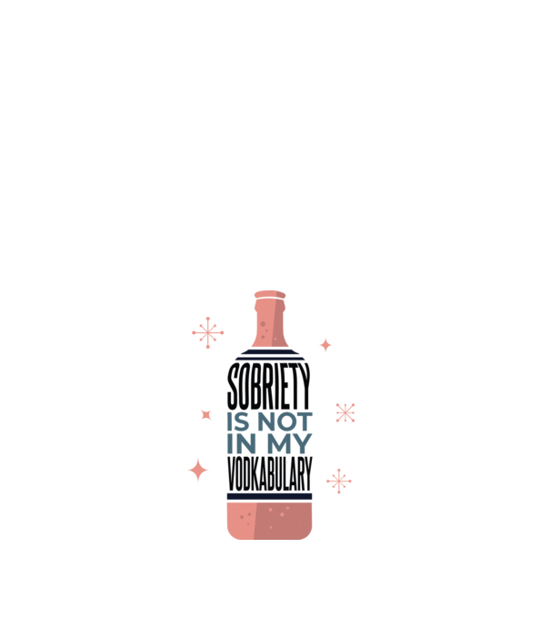 Vodka minta fehér pólón
