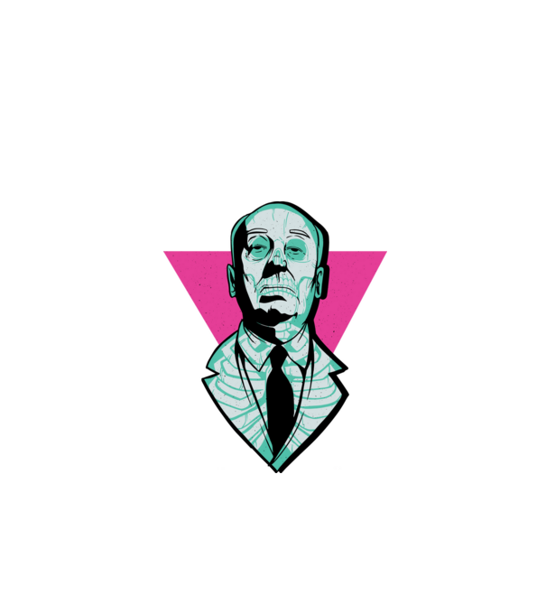 Hitchcock Skull Xray minta fekete pólón