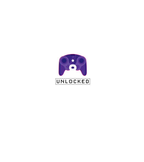 Level 8 Unlocked Gamer Születésnap minta fekete pólón