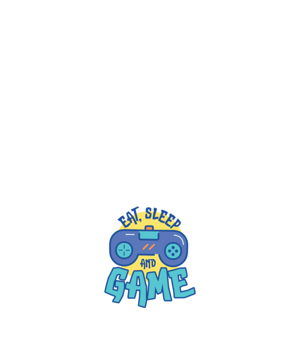 Eat Sleep and Game minta világos rózsaszín pólón