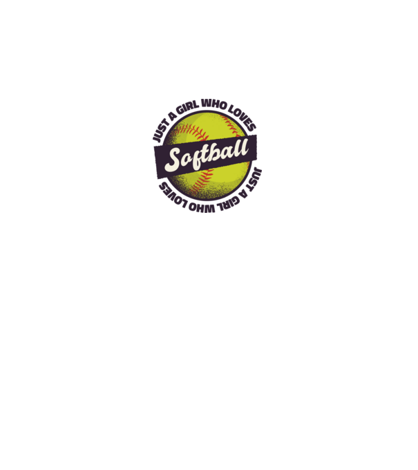 Softball minta fehér pólón