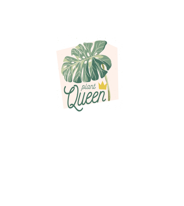 Plant Queen minta szürke pólón