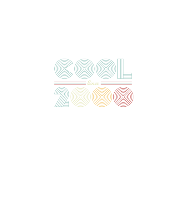 Cool Since 2000 minta fekete pólón