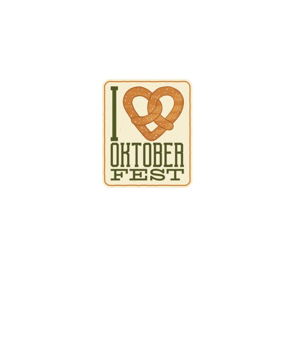 I Love Oktoberfest minta fekete pólón