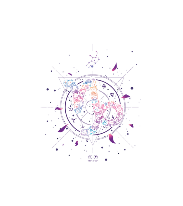 Bak Csillagjegy Horoszkóp - Capricorn Zodiac minta fehér pólón