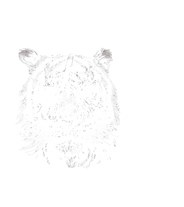Eyepatch Tiger minta fekete pólón