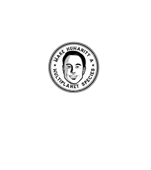 Make humanity a Multiplanet species Elon Musk minta szürke pólón