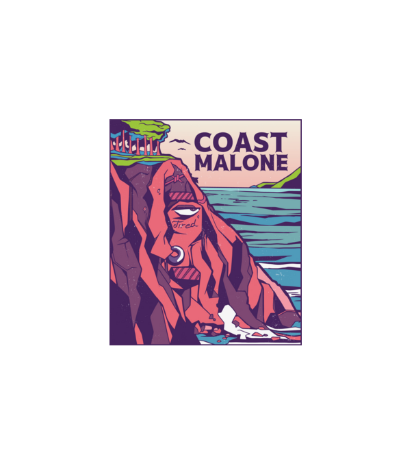 Coast Malone minta fehér pólón