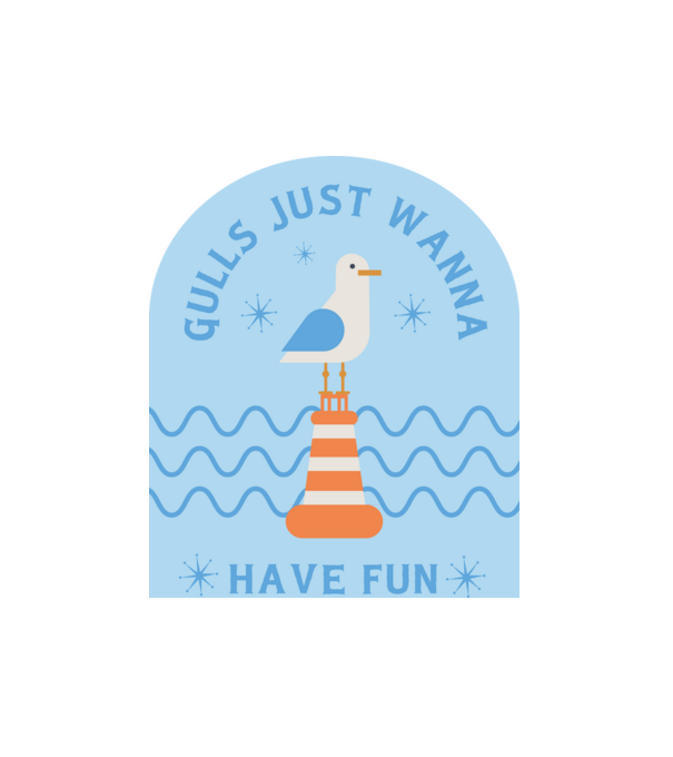 tshirtseagull minta fehér pólón