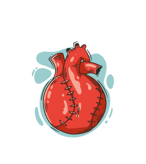 Softball Heart minta fehér pólón