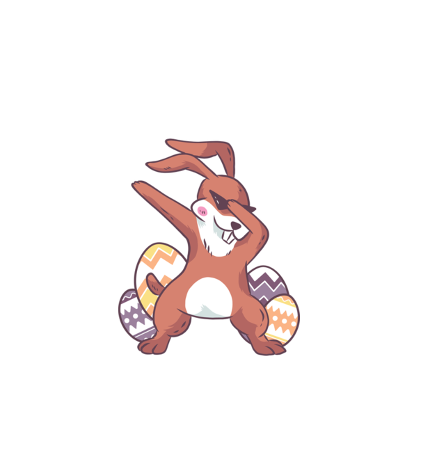 Apa nyuszi minta fehér pólón