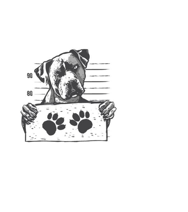 Staffordshire Terrier Börtön minta világoskék pólón