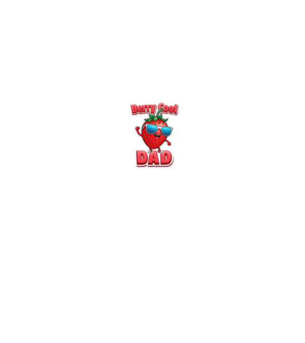 Berry Cool Dad Eper Napszemüvegben minta fekete pólón