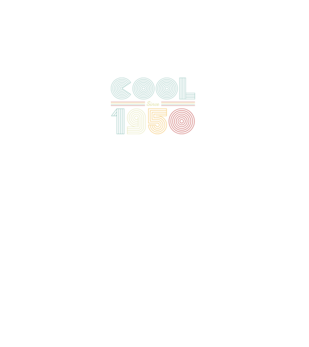 Cool Since 1950 minta fekete pólón