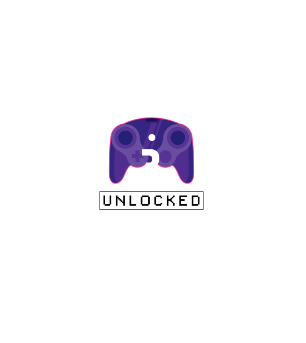 Level 3 Unlocked Gamer Születésnap minta fekete pólón