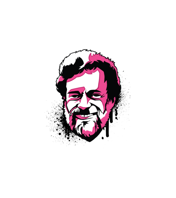 Terence Kemp minta fehér pólón