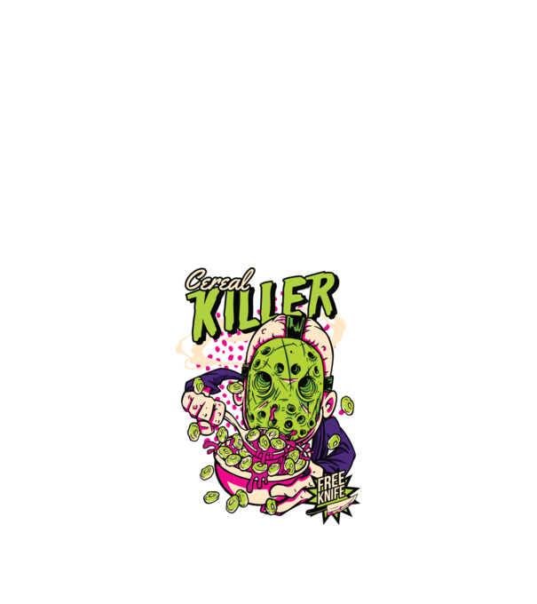 Cereal Killer minta sötétkék pólón