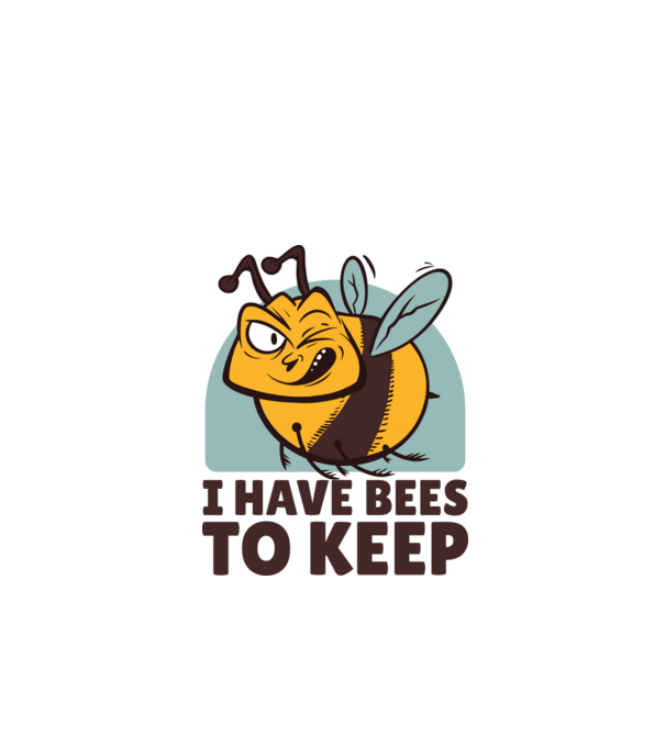 keep bees minta almazöld pólón