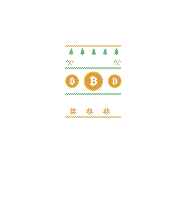 Merry Gainmas Bitcoin Csúnya Pulcsis póló minta fekete pólón
