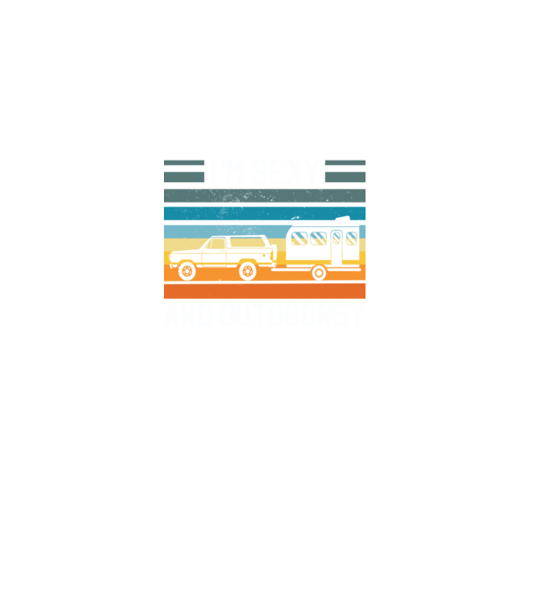 Sexy And Outdoorsy minta fekete pólón