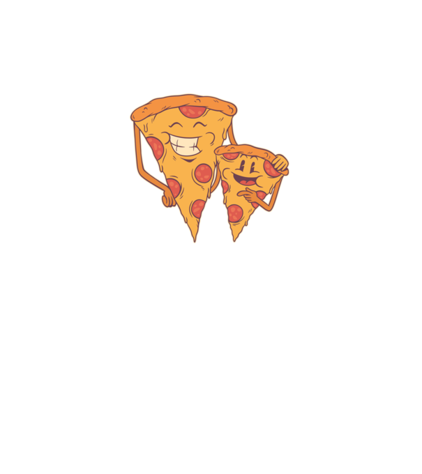 Pizza Család minta világoskék pólón