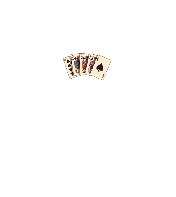 Poker All in minta fekete pólón