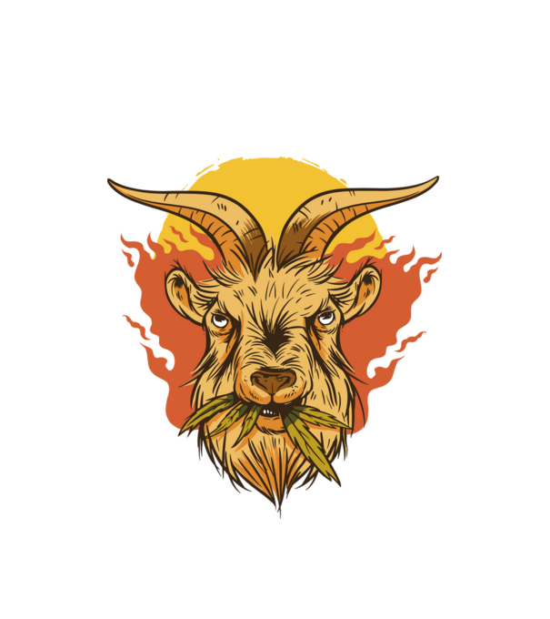 Goat marihuana minta fehér pólón