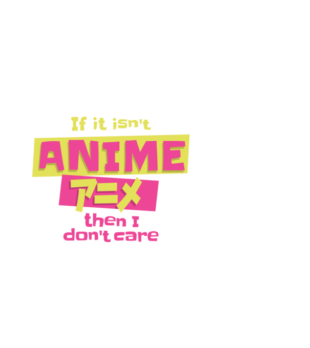 Ha nem lesz Anime, akkor nem is érdekel minta fekete pólón
