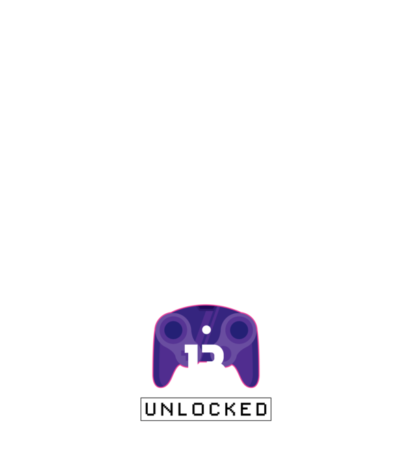 Level 13 Unlocked Gamer Születésnap minta fehér pólón