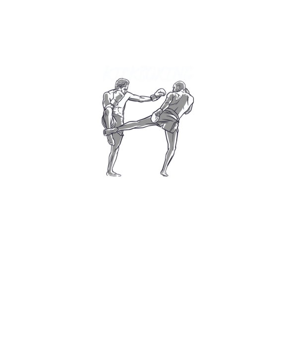 Kickboxing minta türkiz pólón