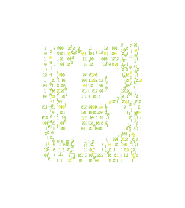 Bitcoin Mátrix minta fehér pólón