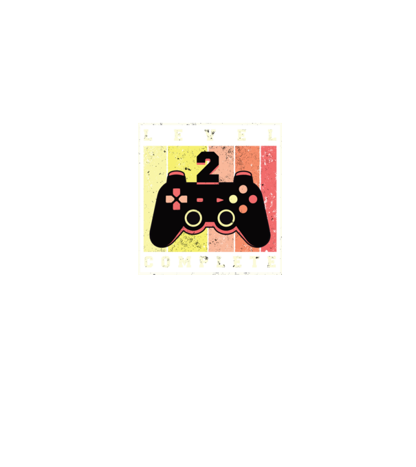 Level 2 Complete Szülinapra póló minta farmerkék pólón