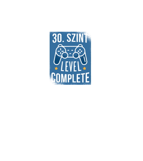 30. szint level completed minta türkiz pólón
