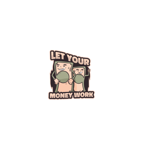 Let your money work minta neonpink pólón