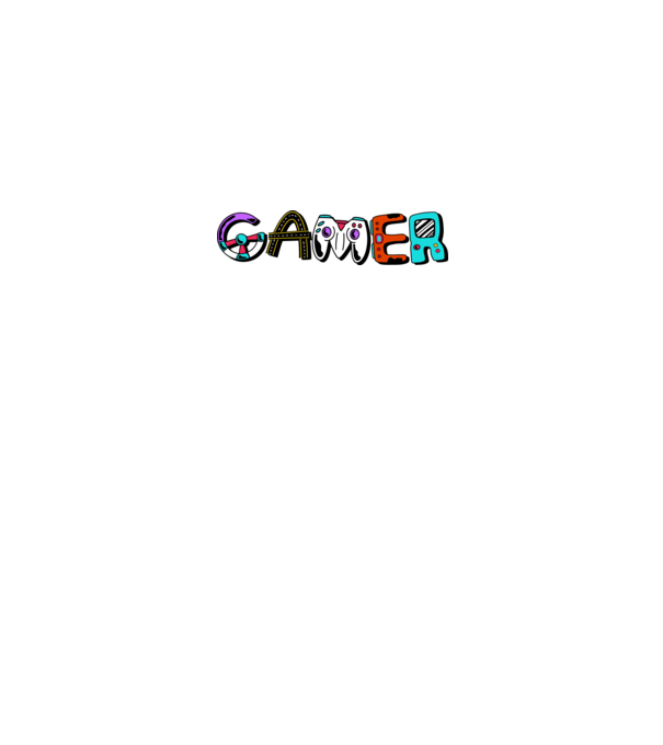 Gamer Felirat minta piros pólón