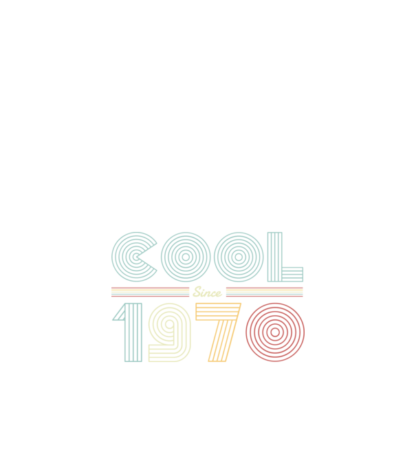 Cool Since 1970 minta fekete pólón