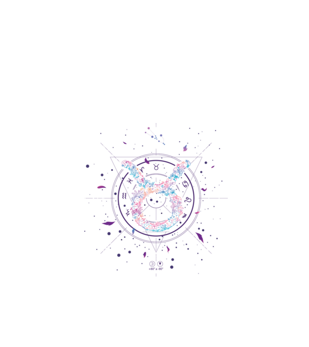 Bika Csillagjegy Horoszkóp - Taurus Zodiac minta fekete pólón