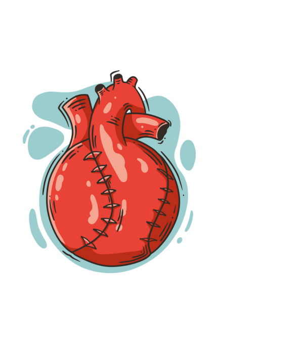 Softball Heart minta fehér pólón